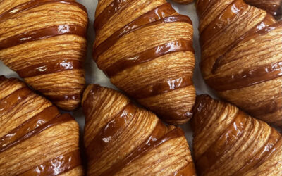 Caramelized croissant